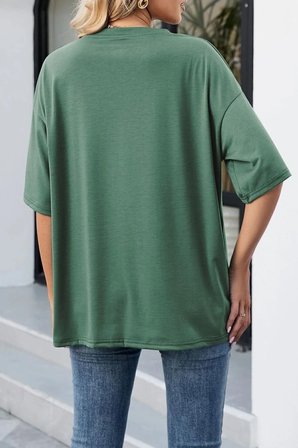 Unisex Michigan Baskılı T-shirt