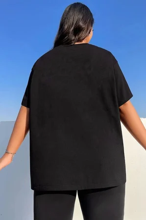 Unisex Nasa Baskılı T-shirt
