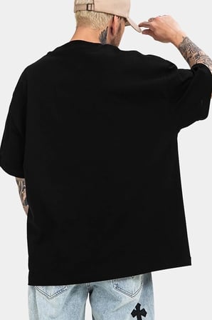 Unisex Hoodie Baskılı T-shirt