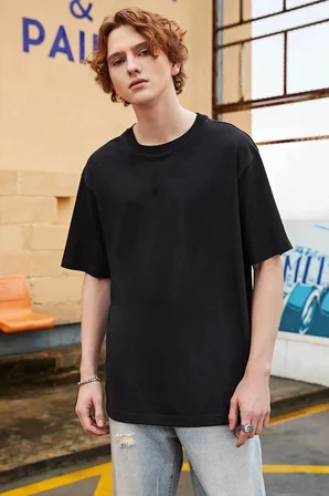 Unisex Yıldırım Baskılı T-shirt