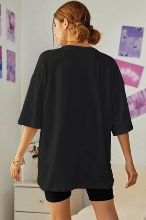 Unisex Tüy Baskılı T-shirt