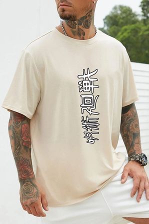 Unisex Jujutsu Kaisen Baskılı T-shirt