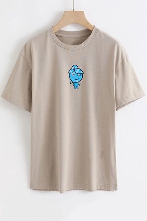 Unisex Su Avatar Baskılı T-shirt