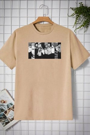 Unisex Naruto Baskılı T-shirt