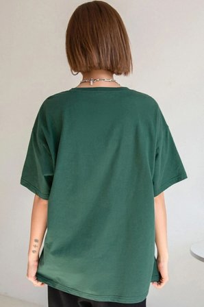 Unisex Hoodie Baskılı T-shirt
