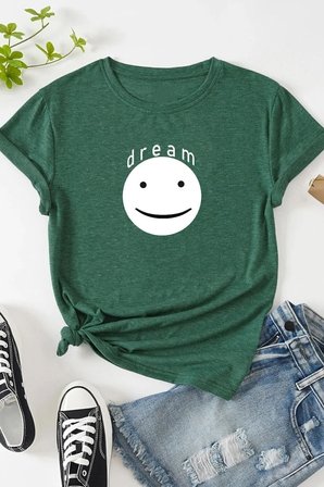 Unisex Dream Baskılı T-shirt