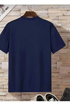 malkoçbey black baskılı oversize unisex basic o yaka t-şhirt