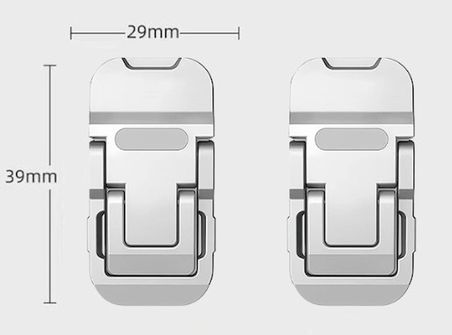 #LaptopStandı Ergonomik Taşınabilir Katlanır Tutucu Laptop Standı 2 Kademeli Yükseltme Ayarlı 2 Adet