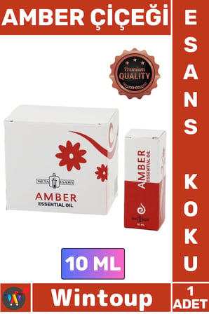 #Esans Kalıcı Amber Çiçeği Buhardanlık Çamaşır Makinesi Ütü Şık Esans Yağ Pudra Esansiyel Koku 10 Ml