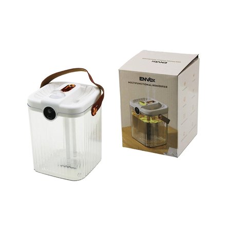 #Nemlendirici Sessiz Geniş Buhar Makinesi USB Şarjlı Işıklı Koku Giderici 2 Litre Hava Nemlendirici