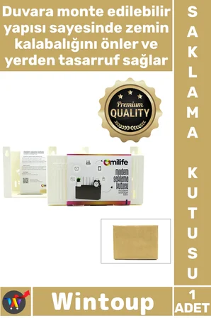 #Kutu Duvar Tipi Kablo Düzenleyici Organizer Sağlam Plastik Şık Modem Saklama Kutusu 25 X 15 X 6 Cm