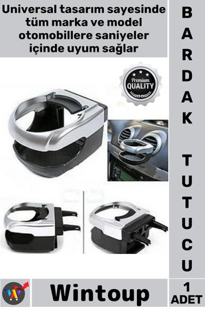 #BardakTutucu Araç İçi İçecek Ayarlanabilr Havalandırma Universal Ergonomik Sağlam Oto Bardak Tutucu
