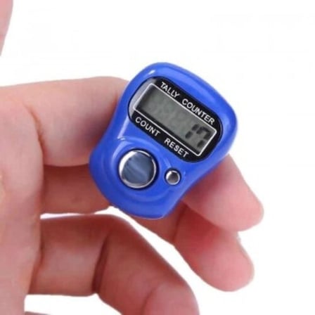 #Zikirmatik Silikon Ayarlanabilir Kayış Ergonomik Sayaçlı Dijital Hassas Elektronik Yüzük Zikirmatik