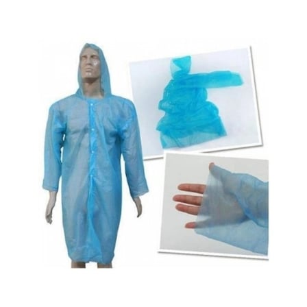 #Yağmurluk Çıtçıt Kapüşonlu Şeffaf Pratik Su Geçirmez Unisex Standart Boy Tek Kullanımlık Yağmurluk