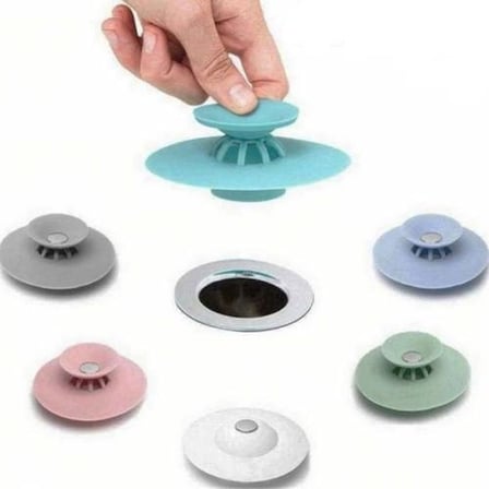 #LavaboTıkacı Mutfak Banyo Süzgeci Tıkanıklık Önleyici Esnek Silikon Saç Tahliye Lavabo Küvet Tıkacı