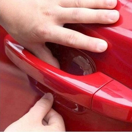 #OtoFilm Araç Araba Dış Aksesuar Çizilmez Boya Koruma Şeffaf Kaplama Seti 4lü Oto Kapı Kolu Koruyucu