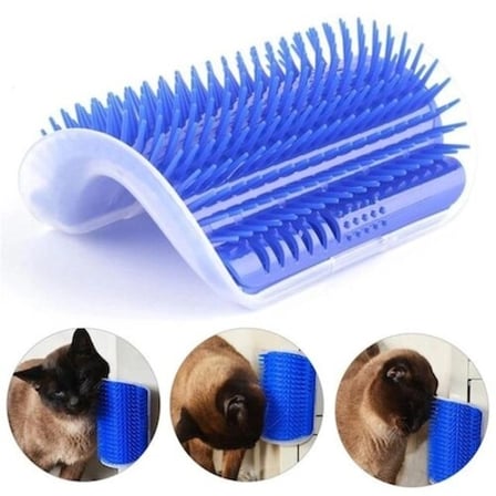 #KediFırçası Cat Duvar Köşe Masaj Aleti Ergonomik Tüy Toplayıcı Hazneli Konfor Kedi Kaşınma Fırçası