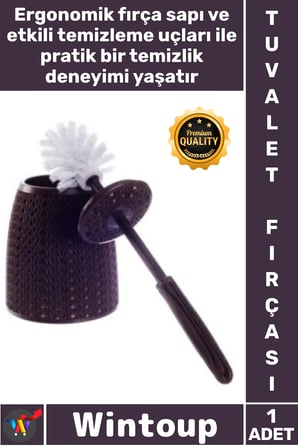 #Fırça Dekoratif Tasarım Sağlam Sert Plastik Malzeme Kaliteli Banyo Aksesuarı Örgü Tuvalet Fırçası