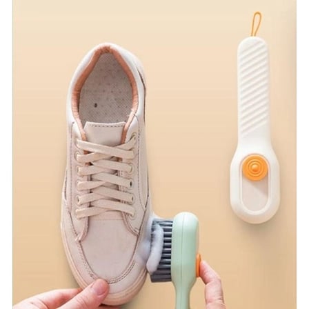 #Fırça Ergonomik Tutma Saplı Bot Süet Nubuk Ayakkabı Bakım Leke Çıkarıcı Hazneli Temizlik Fırçası