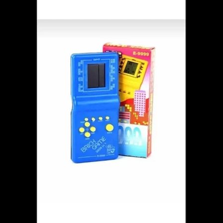 #Tetris Retro 90lar Klasik Oyun Konsolu Pilli Taşınabilir Şık Hediye Tetris Nostaljik El Atarisi