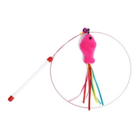 #KediOltası 90 Cm Dayanıklı Eğlenceli İnteraktif Avcılık Güdüsü Geliştiren Balıklı Kedi Oyun Oltası