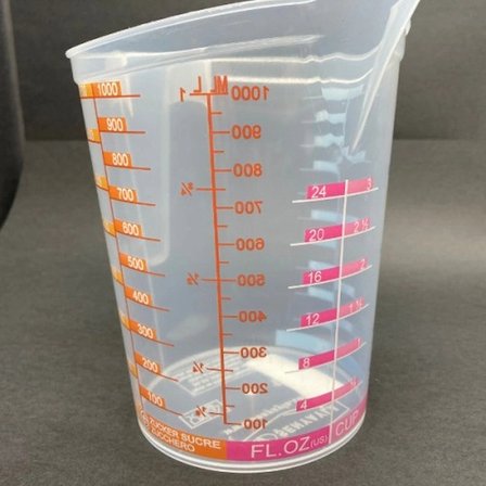 #ÖlçüKabı Premium Şeffaf Plastik Sağlıklı Mutfak Gereçleri Pratik Un Şeker Sıvı Toz Bakliyat Çoklu Hassas Ölçüm Özel Ölçü Kabı 1 Litre