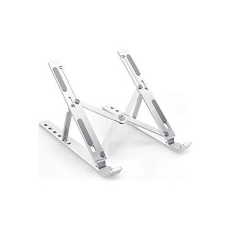 #Stand 6 Kademeli Ergonomik Katlanabilir Taşınabilir Masaüstü Alüminyum Ayarlanabilir Laptop Standı