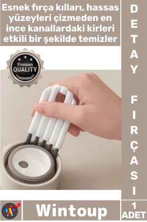 #Fırça Profesyonel Dar Esnek Köşe Mobilya Klavye Jaluzi Çok Amaçlı Detay Boşluk Temizleme Fırçası