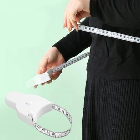 #Mezura Otomatik Teleskopik Bel Kalça Takip Fiberglas Çift Taraflı Ergonomik Vücut Ölçüm Mezurası