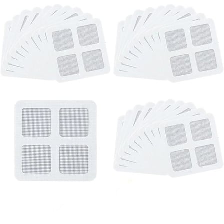 #Sineklik Yapışkanlı Onarım Kiti Pratik Kesilebilir Pencere Kapı Bandı Tül Sineklik Yaması 40 Adet