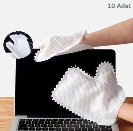 #Temizlik Mikrofiber Pratik Toz Emici Tekstil Etkili Ev Ofis Araç Temizlik Toz Alma Eldiveni 10 Adet