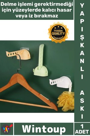#Askı Güçlü Duvar Dolap Mutfak Banyo Düzenleyici Minimalist Portatif Şık Kendinden Yapışkanlı Askı