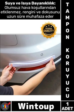 #TamponKoruyucu Oto Aksesuar Esnek Çizilmez Koruma Şeridi Spor Araba Karbon Desenli Tampon Koruyucu