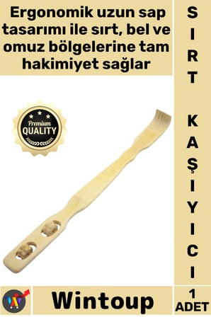 #SırtKaşıma Doğal Masaj Etkili Ergonomik Tasarım Kalite Dayanıklı Uzun Saplı Ahşap Sırt Kaşıma Aleti