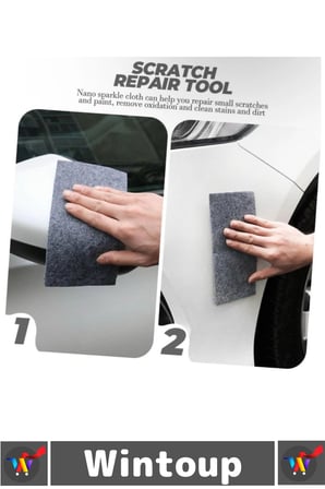 #ÇizikGiderici Otomobil Araç Onarıcı Parlatıcı Nano Çok Amaçlı Çizik Giderici Losyon Nano Bez Set