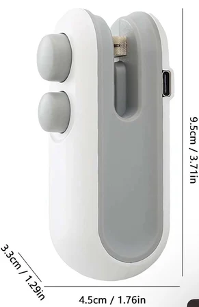 #PoşetKapatıcı Şarj Edilebilir 400 mAh Mutfak Tipi Pratik Taşınabilir Kapatma Mini Poşet Kapatıcı
