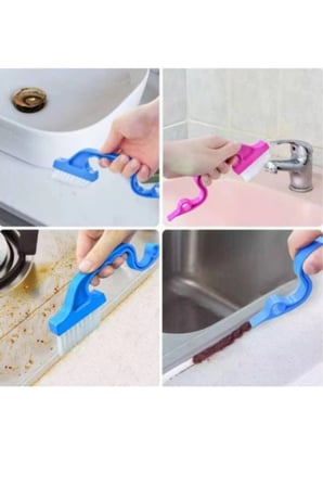 #Fırça Kapı Pencere Oluk Yarık Temizleyici Kaymaz Saplı Pratik Kenar Temizleme Fırçası Kazıyıcı
