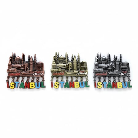 #Magnet Turistik Mutfak Süsü Kız Kulesi Galata Kulesi Hediyelik Şık Sarkaçlı İstanbul Temalı Magnet