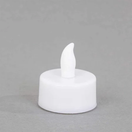 #Mum Dekoratif Led Işıklı Romantik Ambians Masa Süs Plastik Mini Saat Pili Uyumlu Pilli Tealight Mum