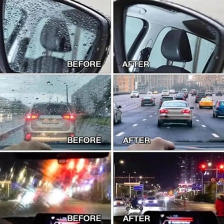 #Sünger Cam Ayna Temizleyici Parlatıcı Buğu Önleyici Ergonomik Saplı Araç Yağ Filmi Temizleme Sünger
