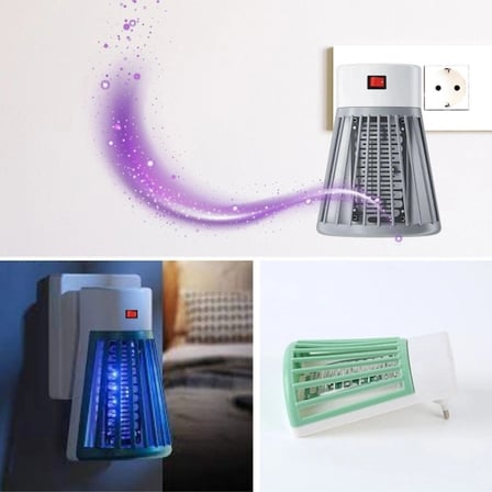 #Sineklik Sessiz Kompakt Kimyasalsız Enerji Tasarruflu Prize Takılan UV Işık Sinek Öldürücü Lamba 1W