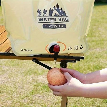 #KampKabı Sızdırmaz Portatif Karavan Kamp Doğa 8 Litre Katlanabilir Taşıma Kulplu Musluklu Su Kabı