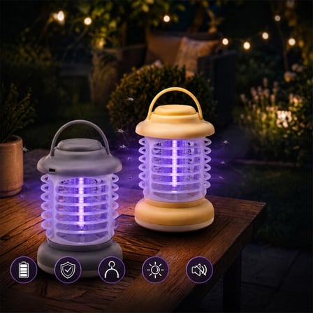 #Sineklik Taşınabilir Sessiz Güvenli 360° Korumalı Şarjlı Fener Şık Kamp Tipi UV Işıklı Sinek Kovucu