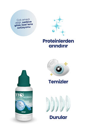 Lens solüsyonu 6X60 ml+TTO 60 ml çanta boy  hediye