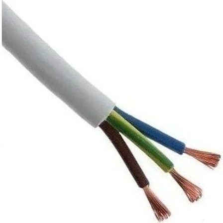Öznur 3x2.5 mm Beyaz TTR Çok Telli Kablo H05VV-F 100 METRE