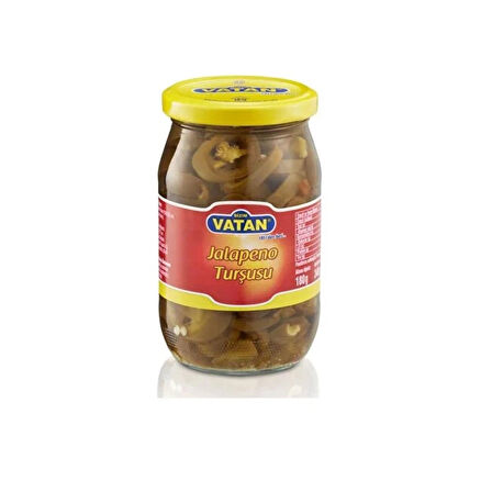 Vatan Jalapeno Turşusu Bizim 340 gr 2 ADET