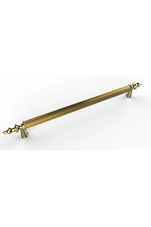 Tuana Rustik Alüminyum Metal Lüks Modern Mobilya Çekmece Mutfak Dolabı Kulpu Altın 160mm