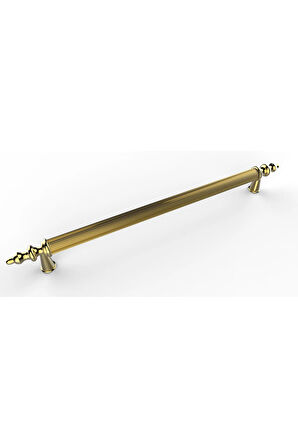 Tuana Rustik Alüminyum Metal Lüks Modern Mobilya Çekmece Mutfak Dolabı Kulpu Gold-Gold 96mm (10 Adet)