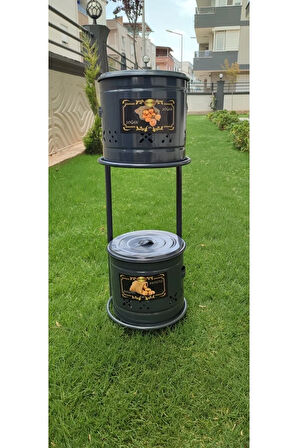 Patateslik Soğanlık Metal Paslanmaz En 25cm Boy 65 Cm Kaçmaz Fırsat One Size