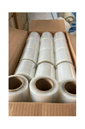 Dilimli Palet Streç Film 30 ADET 1 KOLİ 17 Micron 10 cm 300 Metre